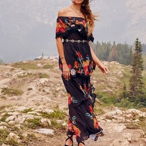 Adelina Off Shoulder Maxi Dress